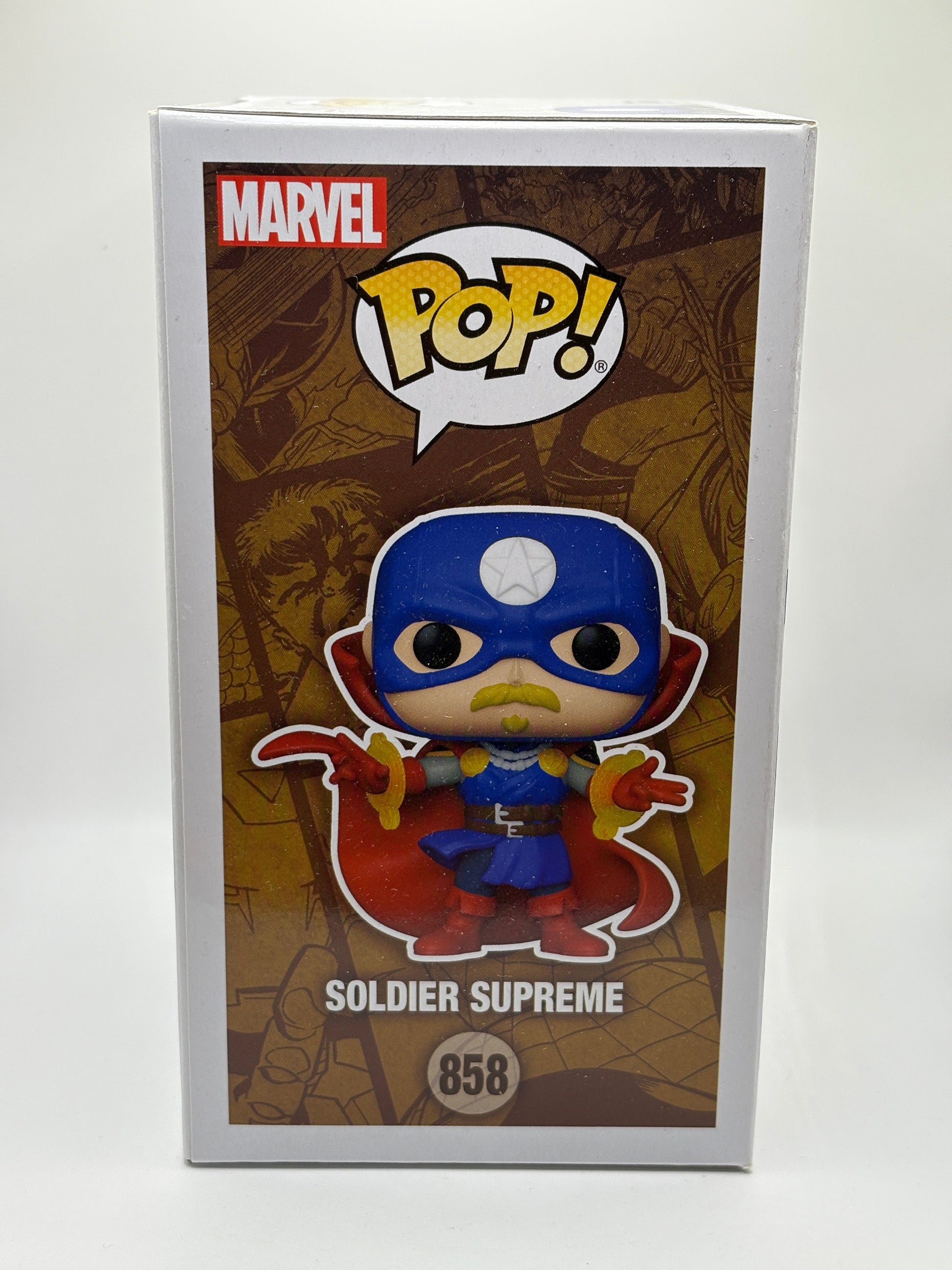 Funko POP! Marvel Infinity Warps #858 Soldier Supreme FRENLY BRICKS - Open 7 Days