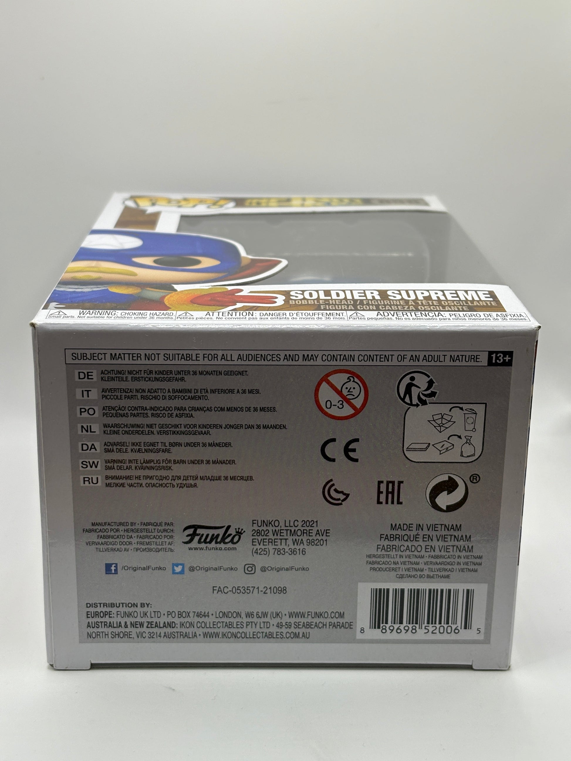 Funko POP! Marvel Infinity Warps #858 Soldier Supreme FRENLY BRICKS - Open 7 Days