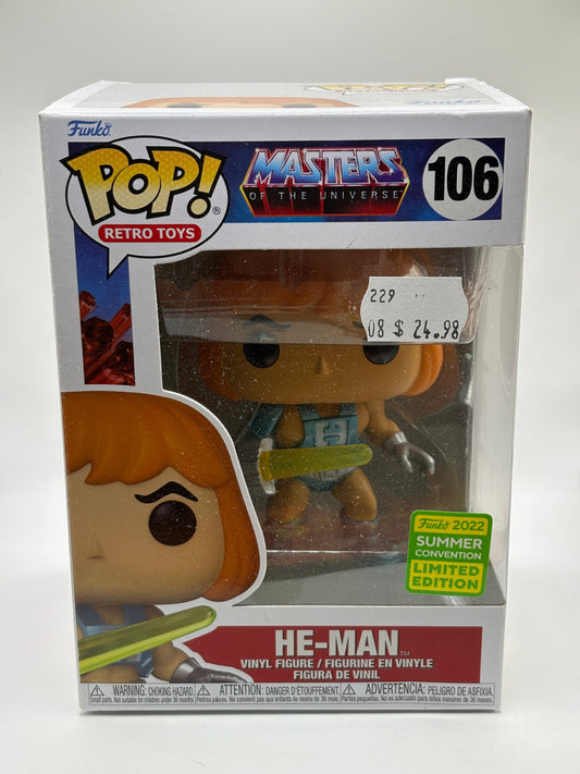 Funko POP! Retro Toys Masters of the Universe #106 He-Man 2022 Summer FRENLY BRICKS - Open 7 Days