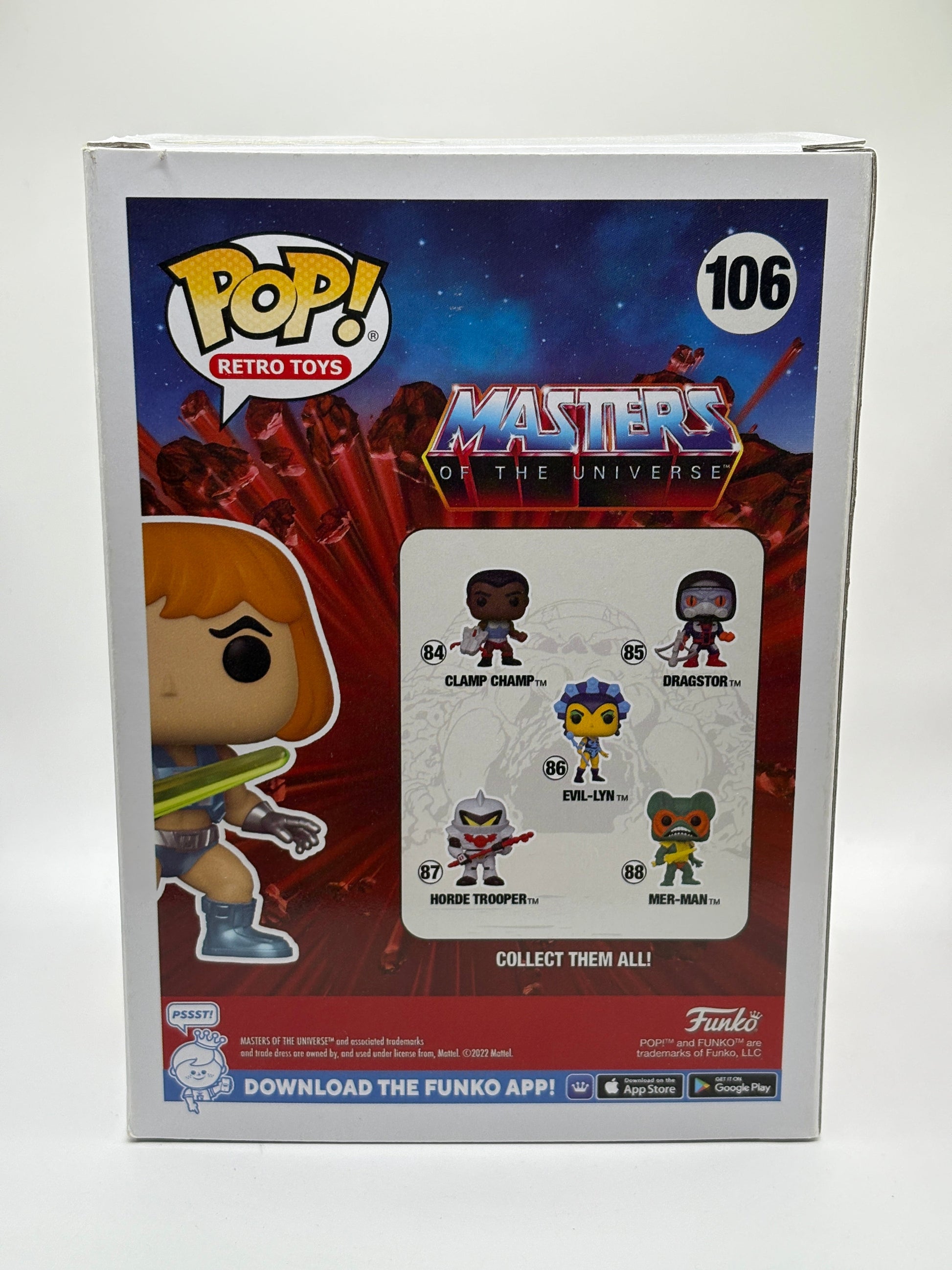 Funko POP! Retro Toys Masters of the Universe #106 He-Man 2022 Summer FRENLY BRICKS - Open 7 Days