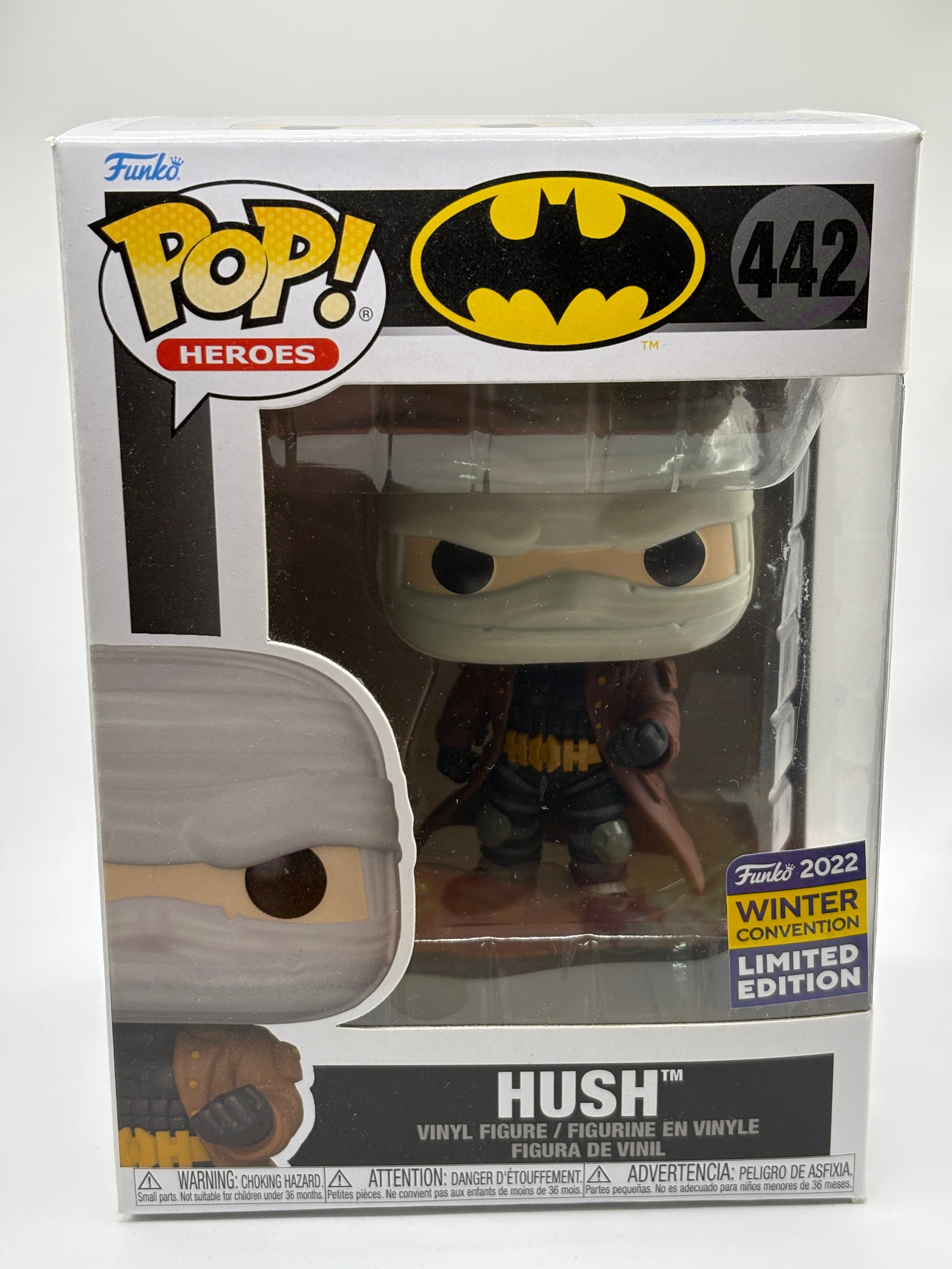 Funko POP! Heroes Batman #442 Hush 2022 Winter Convention Limited FRENLY BRICKS - Open 7 Days