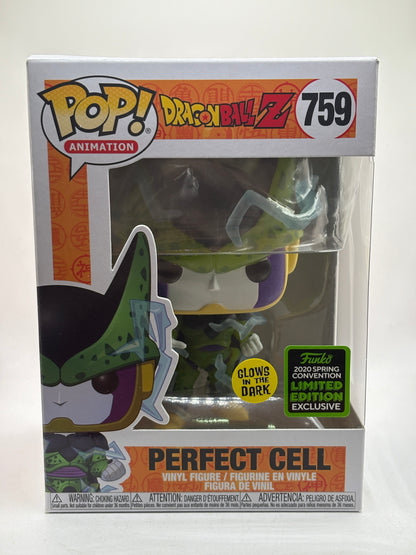 Funko POP! Animation Dragon Ball Z #759 Perfect Cell 2020 Spring Glow LE