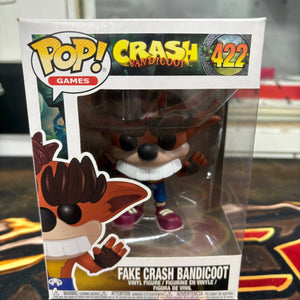 Funko POP! Games Crash Bandicoot #422 Fake Crash Bandicoot FRENLY BRICKS - Open 7 Days