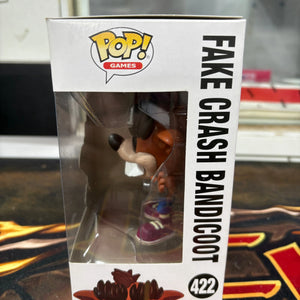 Funko POP! Games Crash Bandicoot #422 Fake Crash Bandicoot FRENLY BRICKS - Open 7 Days