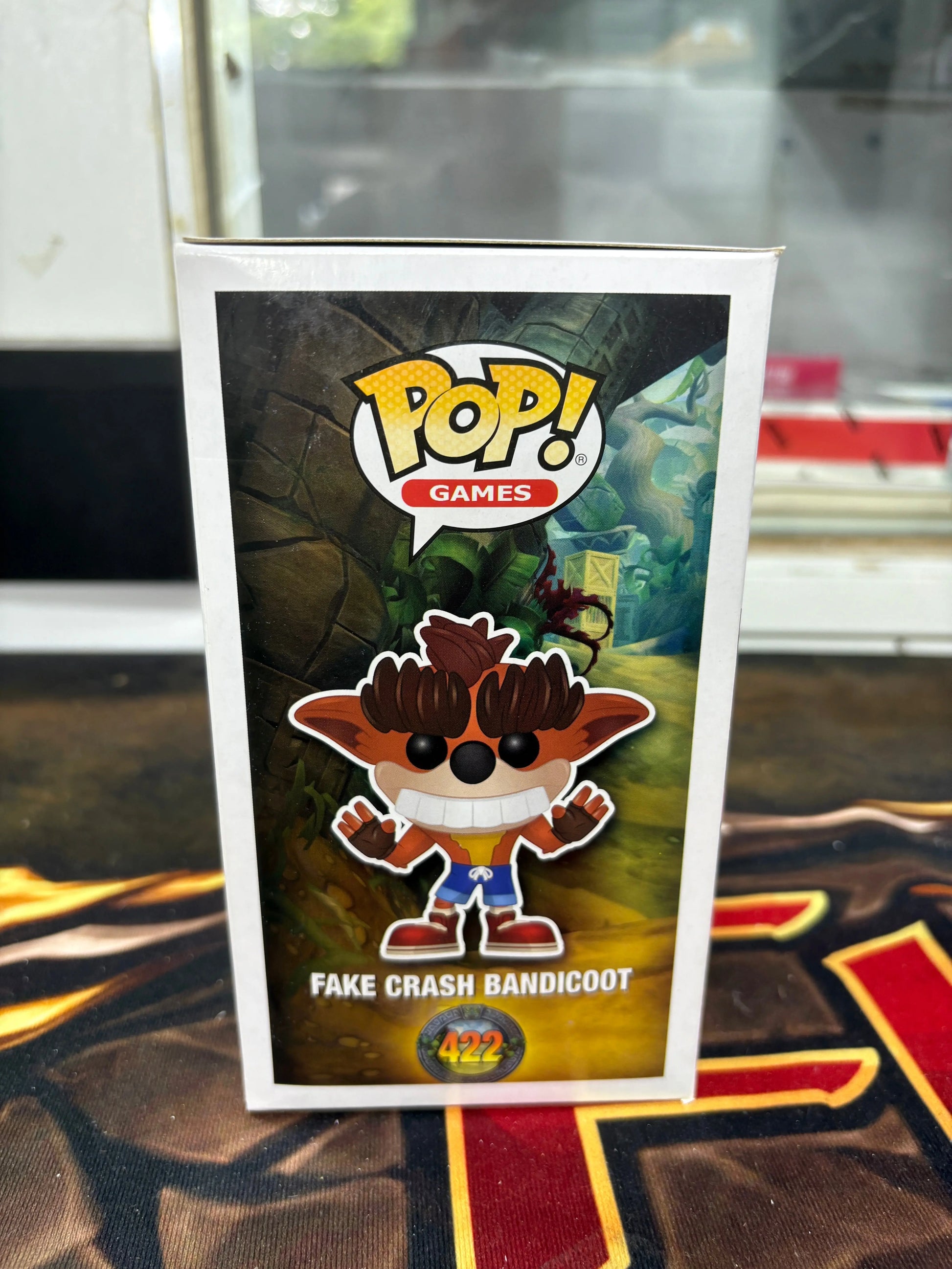 Funko POP! Games Crash Bandicoot #422 Fake Crash Bandicoot FRENLY BRICKS - Open 7 Days