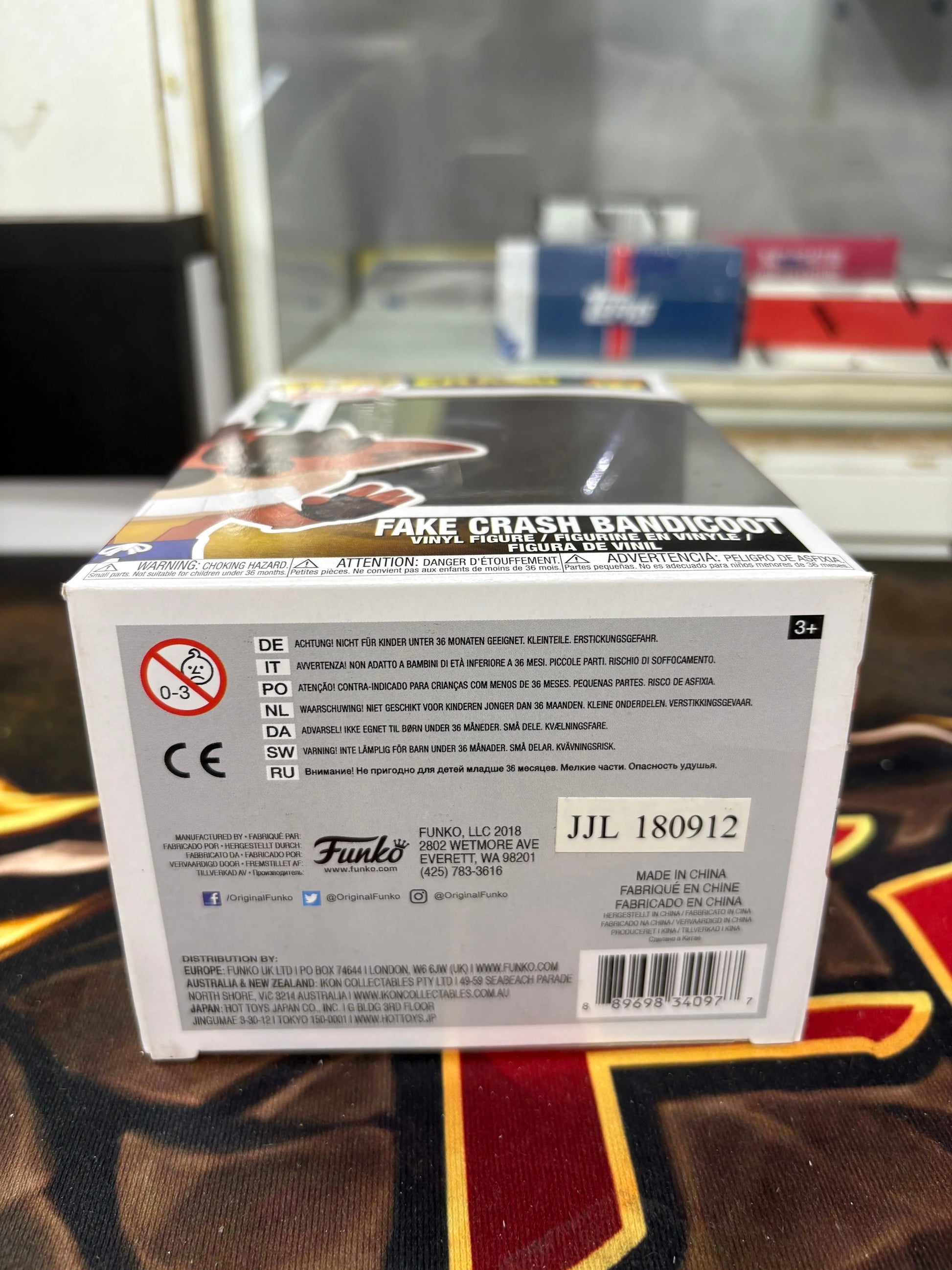 Funko POP! Games Crash Bandicoot #422 Fake Crash Bandicoot FRENLY BRICKS - Open 7 Days