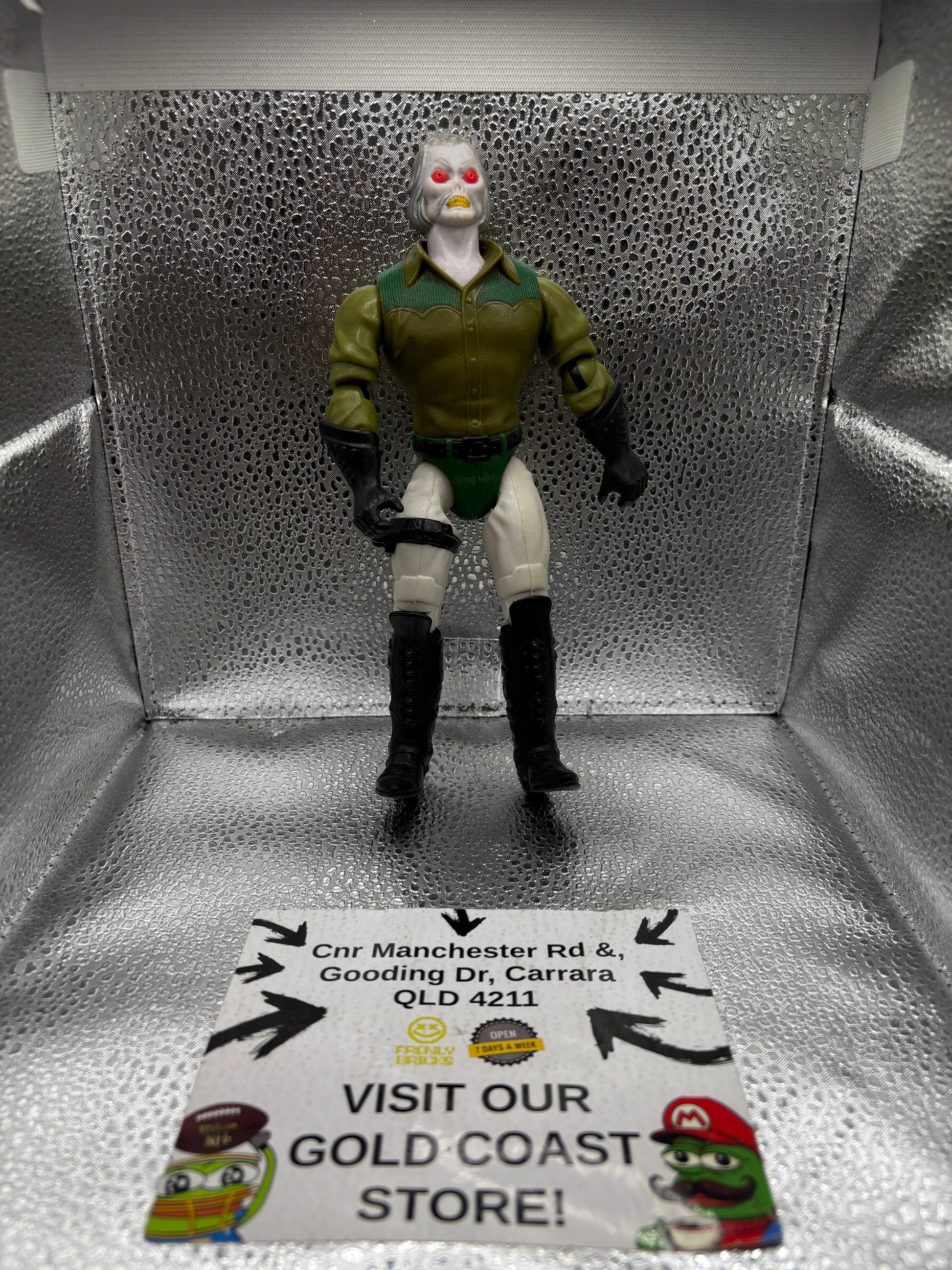 Vintage 1986 Mattel Filmation Bravestarr Tex Mex Figure (1) FRENLY BRICKS - Open 7 Days