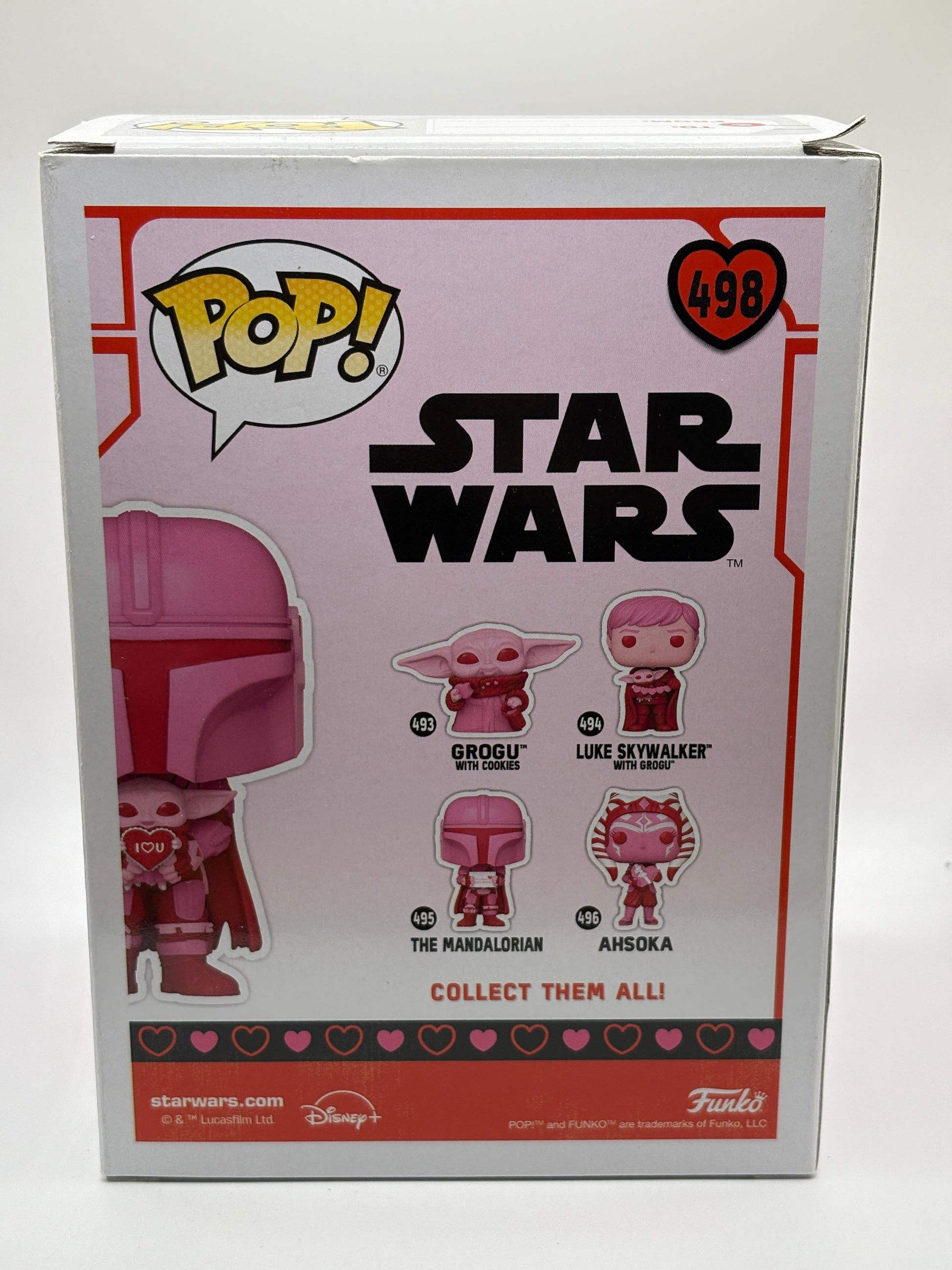 Funko POP! Star Wars Valentines #498 The Mandalorian with Grogu Special Edition FRENLY BRICKS - Open 7 Days