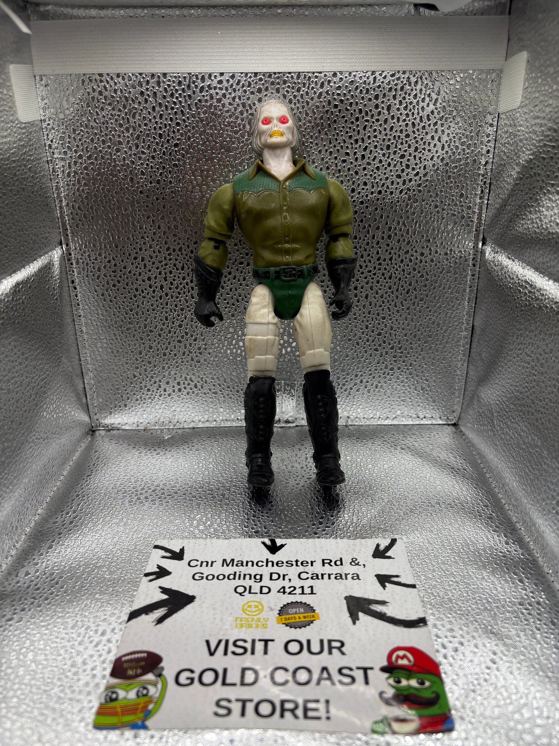 Vintage 1986 Mattel Filmation Bravestarr Tex Mex Figure (2) FRENLY BRICKS - Open 7 Days