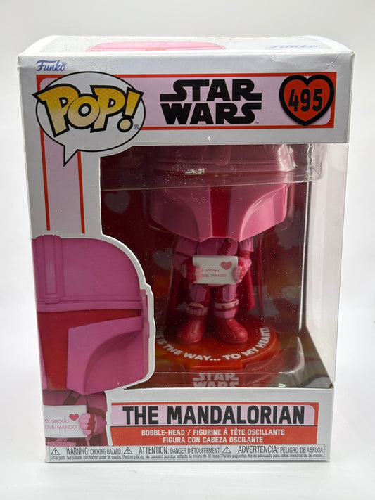 Funko POP! Star Wars Valentines #495 The Mandalorian FRENLY BRICKS - Open 7 Days