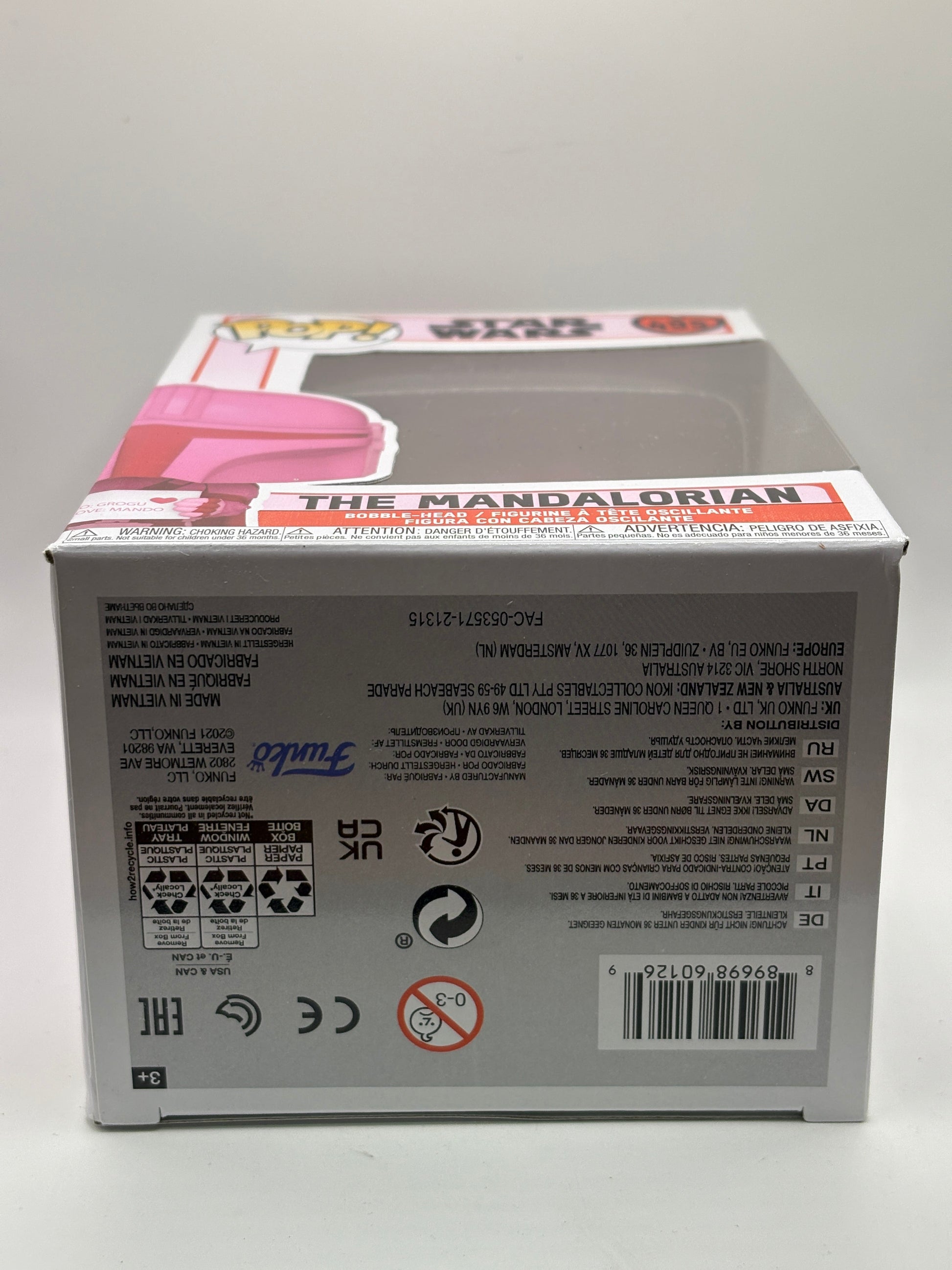 Funko POP! Star Wars Valentines #495 The Mandalorian FRENLY BRICKS - Open 7 Days