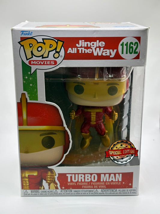 Funko POP! Movies Jingle All The Way #1162 Turbo Man Special Edition FRENLY BRICKS - Open 7 Days