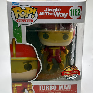 Funko POP! Movies Jingle All The Way #1162 Turbo Man Special Edition FRENLY BRICKS - Open 7 Days