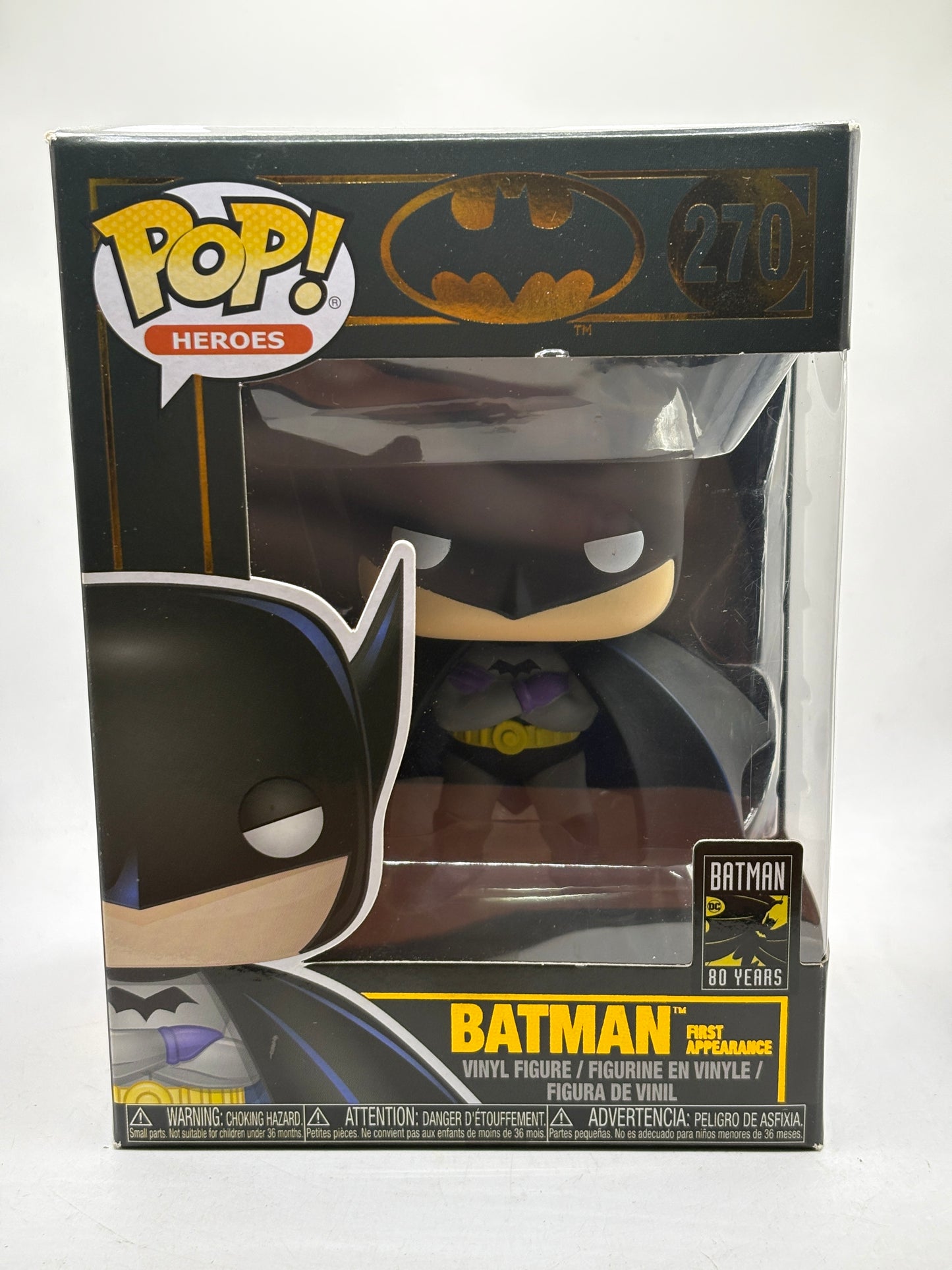 Funko POP! Heroes Batman 80th Anniversary #270 Batman First Appearance