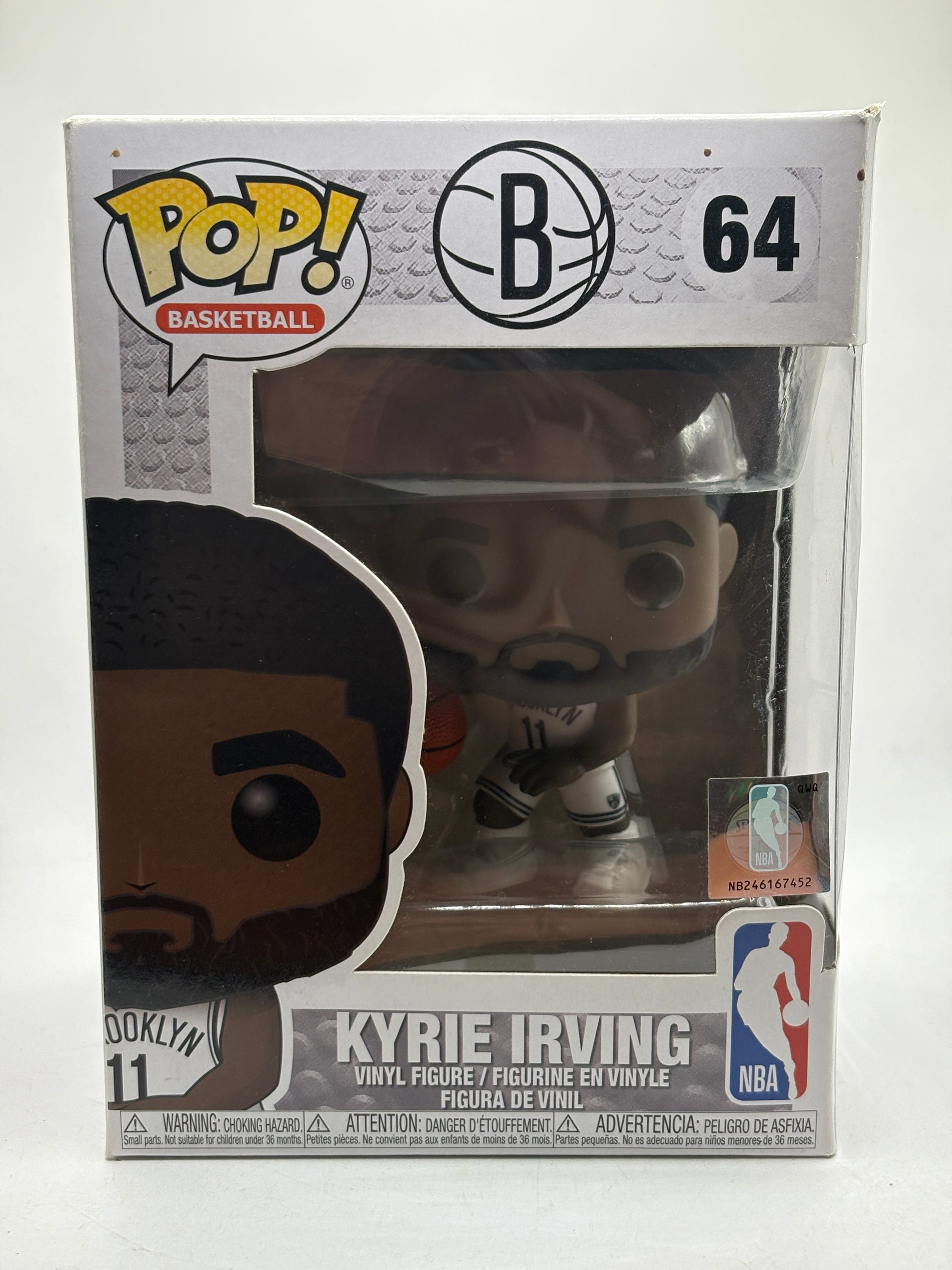 Funko POP! Basketball Brooklyn Nets #64 Kyrie Irving Vinyl Figure image 1