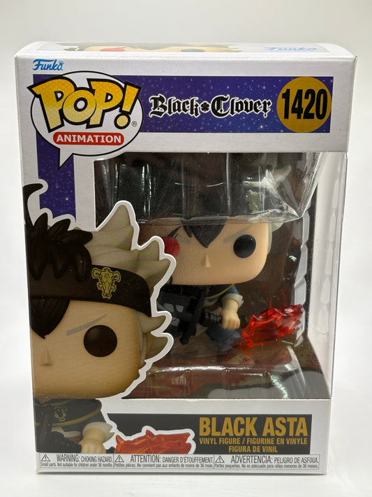Funko POP! Animation Black Clover #1420 Black Asta FRENLY BRICKS - Open 7 Days