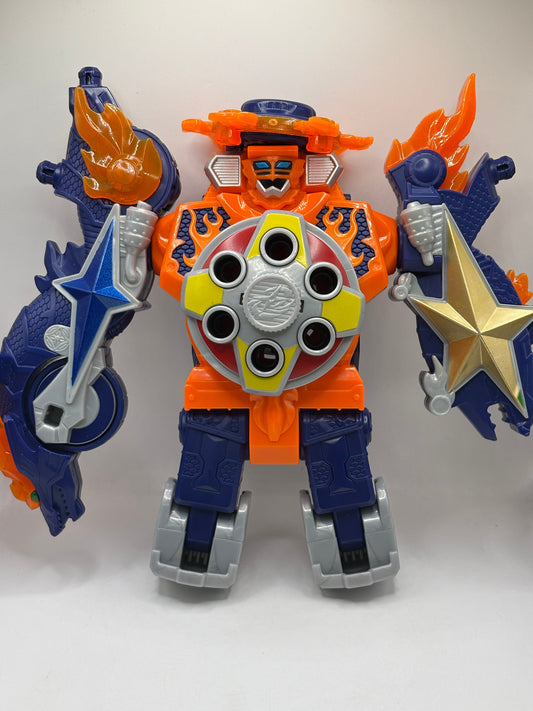 Power Rangers Ninja Steel Ninninger DX Gekiatsu DaiOh Blaze Megazord Incomplete FRENLY BRICKS - Open 7 Days