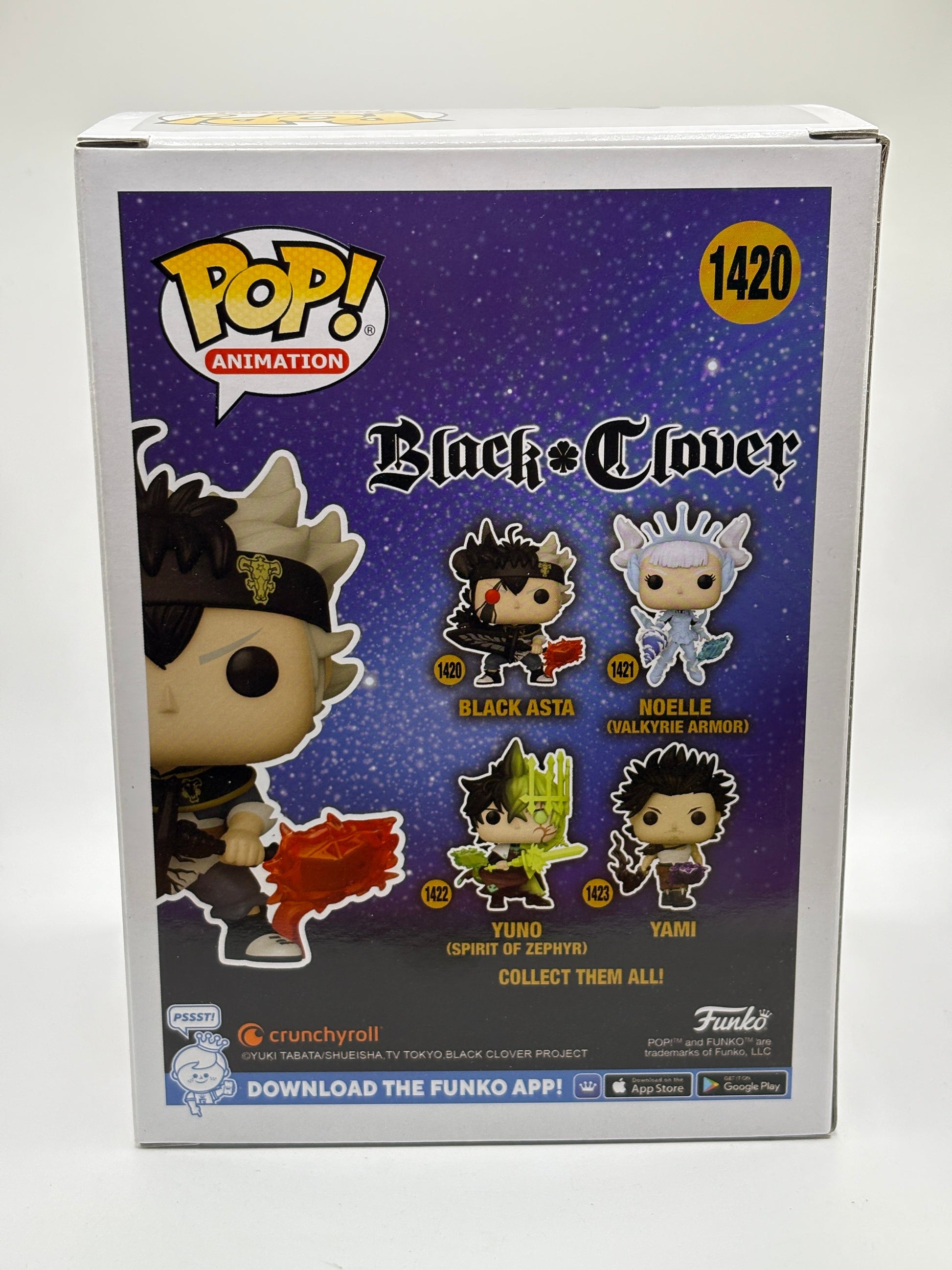 Funko POP! Animation Black Clover #1420 Black Asta FRENLY BRICKS - Open 7 Days