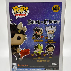 Funko POP! Animation Black Clover #1420 Black Asta FRENLY BRICKS - Open 7 Days