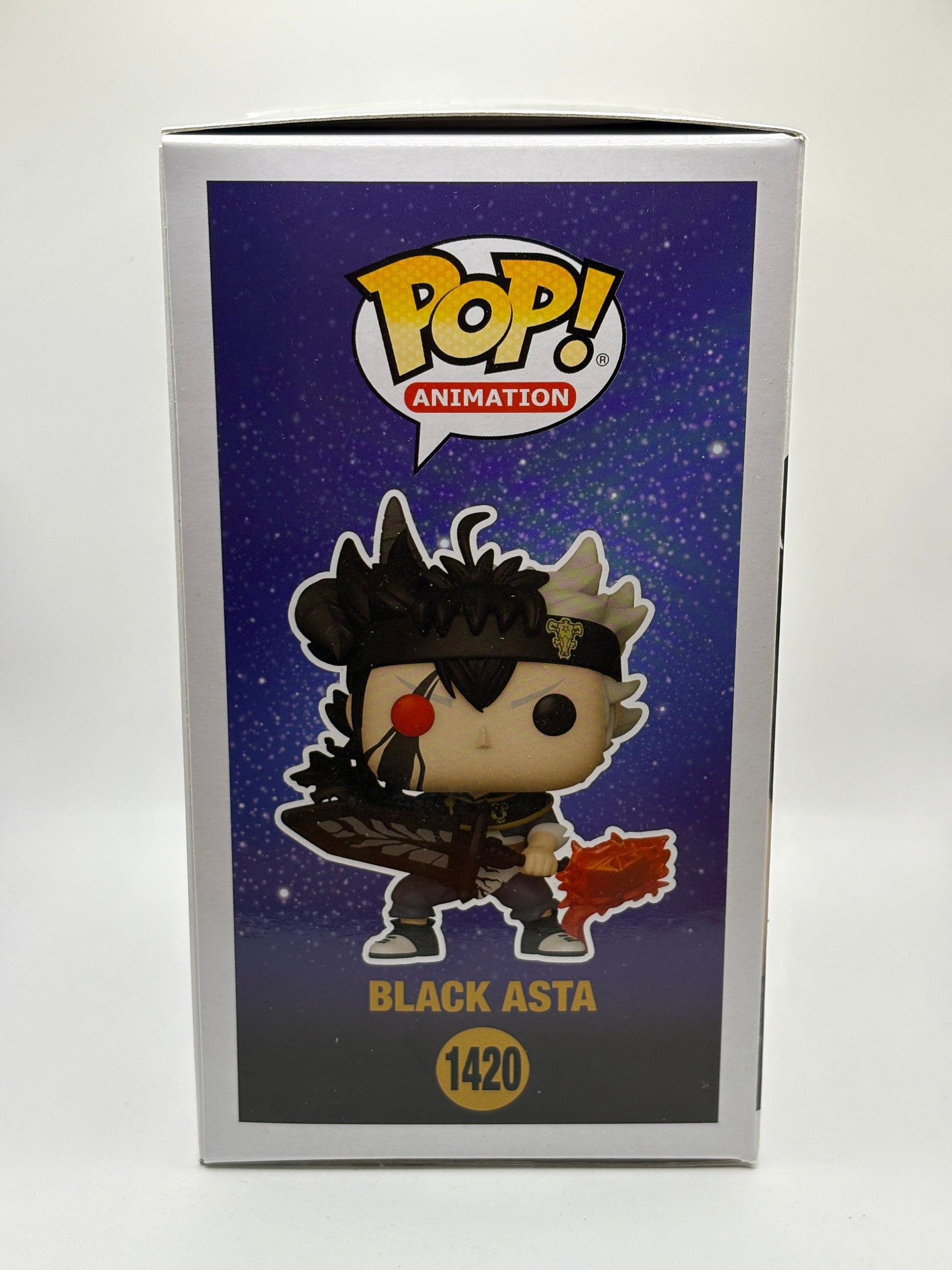 Funko POP! Animation Black Clover #1420 Black Asta FRENLY BRICKS - Open 7 Days