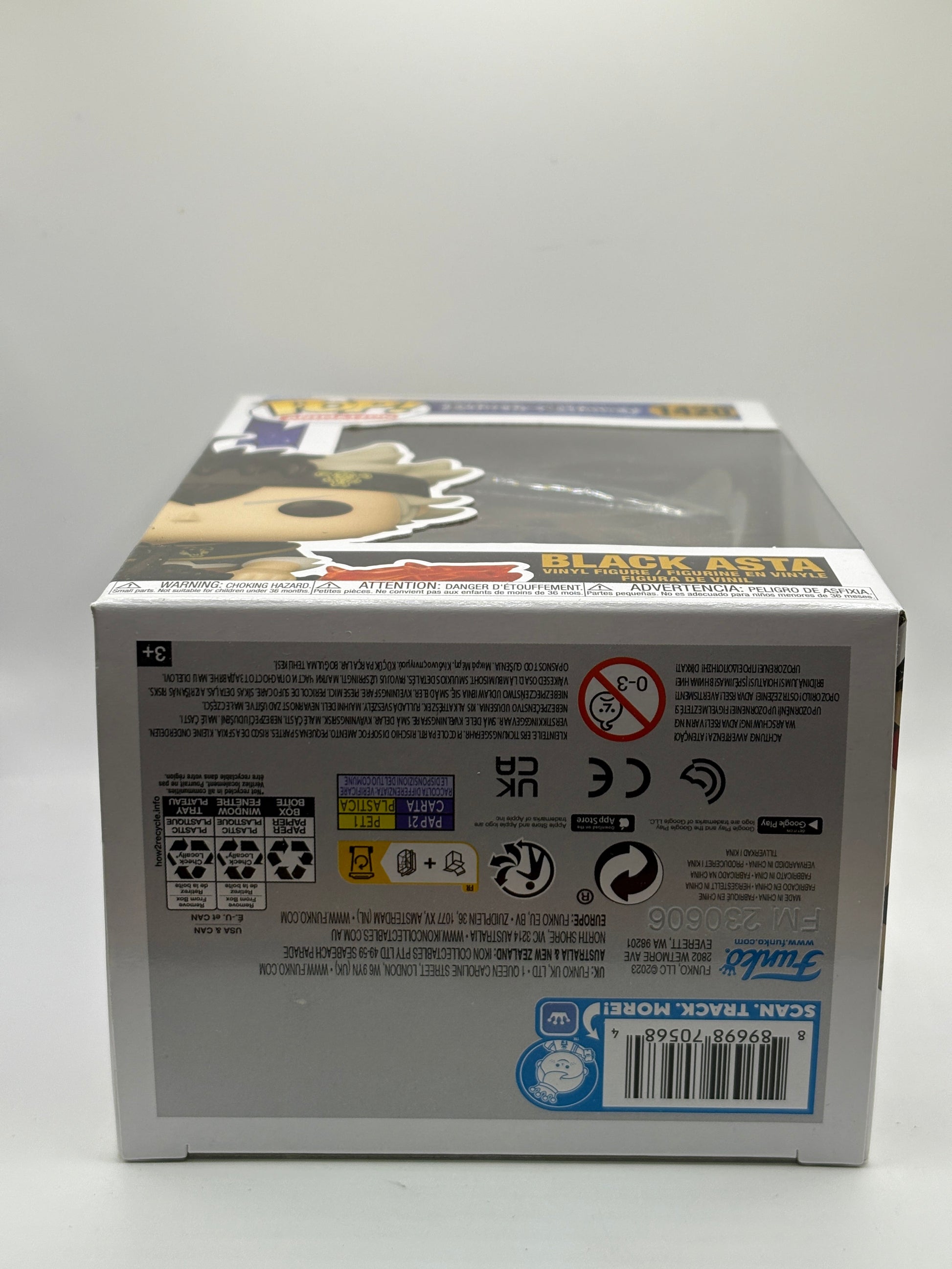 Funko POP! Animation Black Clover #1420 Black Asta FRENLY BRICKS - Open 7 Days