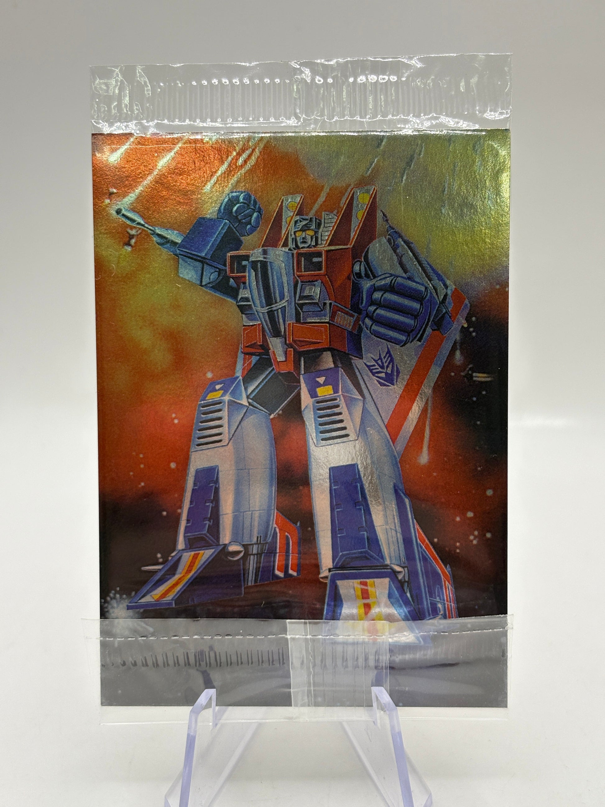 Transformers 40th Anniversary #4 Starscream Silver Foil Limited FRENLY BRICKS - Open 7 Days