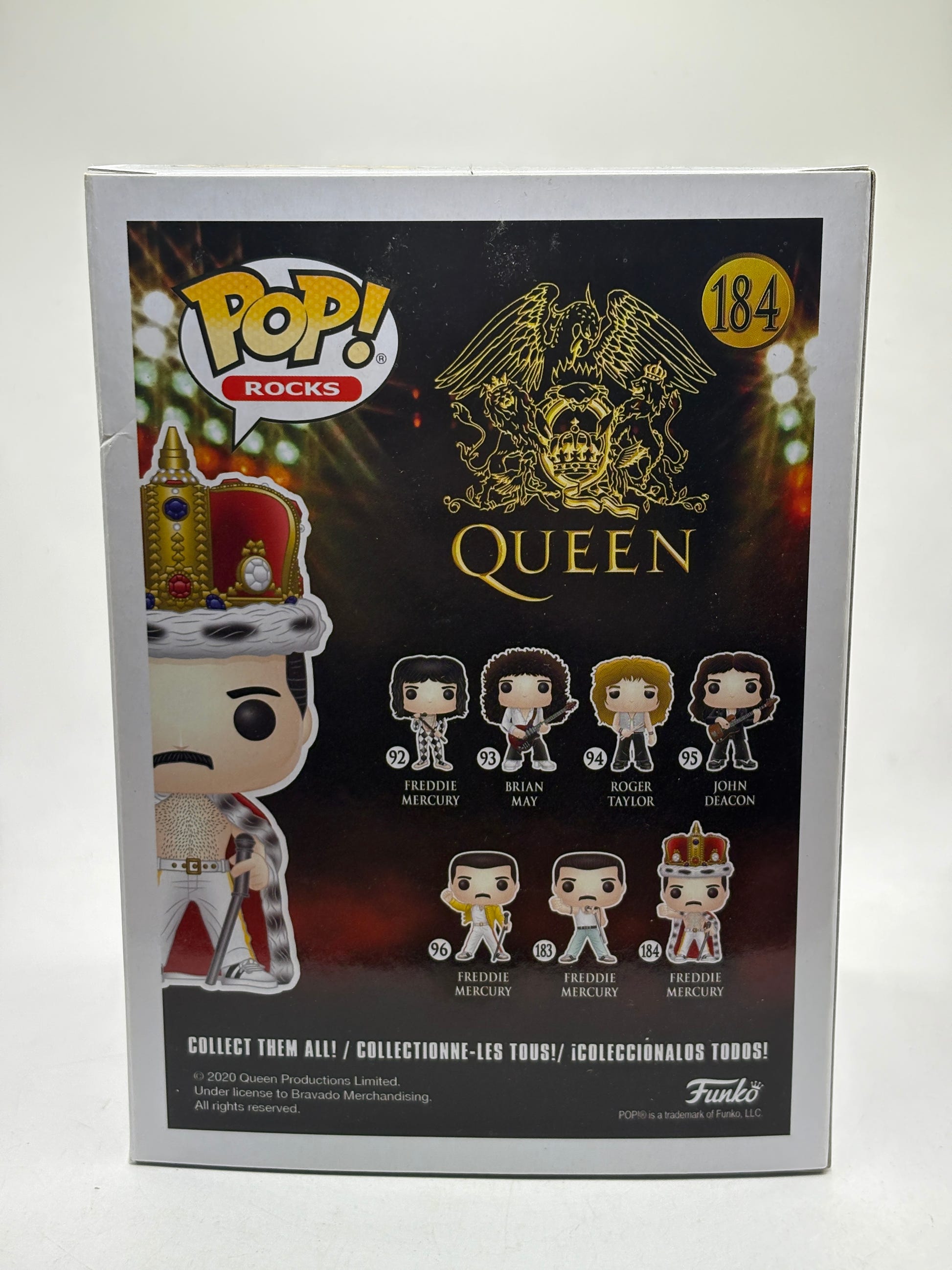 Funko POP! Rocks Queen #184 Freddie Mercury Vinyl Figure image 3