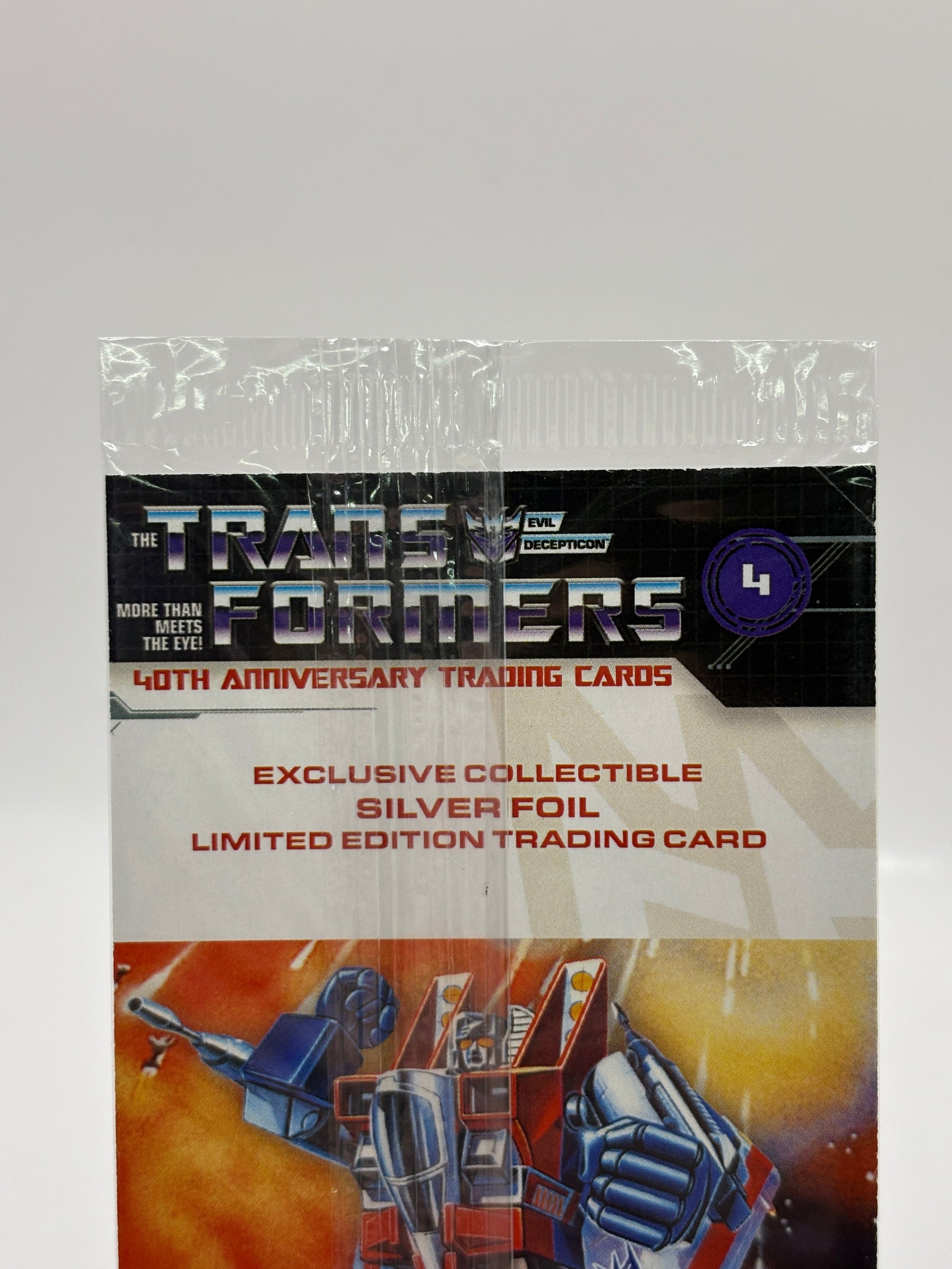Transformers 40th Anniversary #4 Starscream Silver Foil Limited FRENLY BRICKS - Open 7 Days