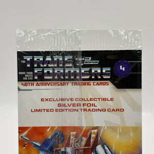 Transformers 40th Anniversary #4 Starscream Silver Foil Limited FRENLY BRICKS - Open 7 Days