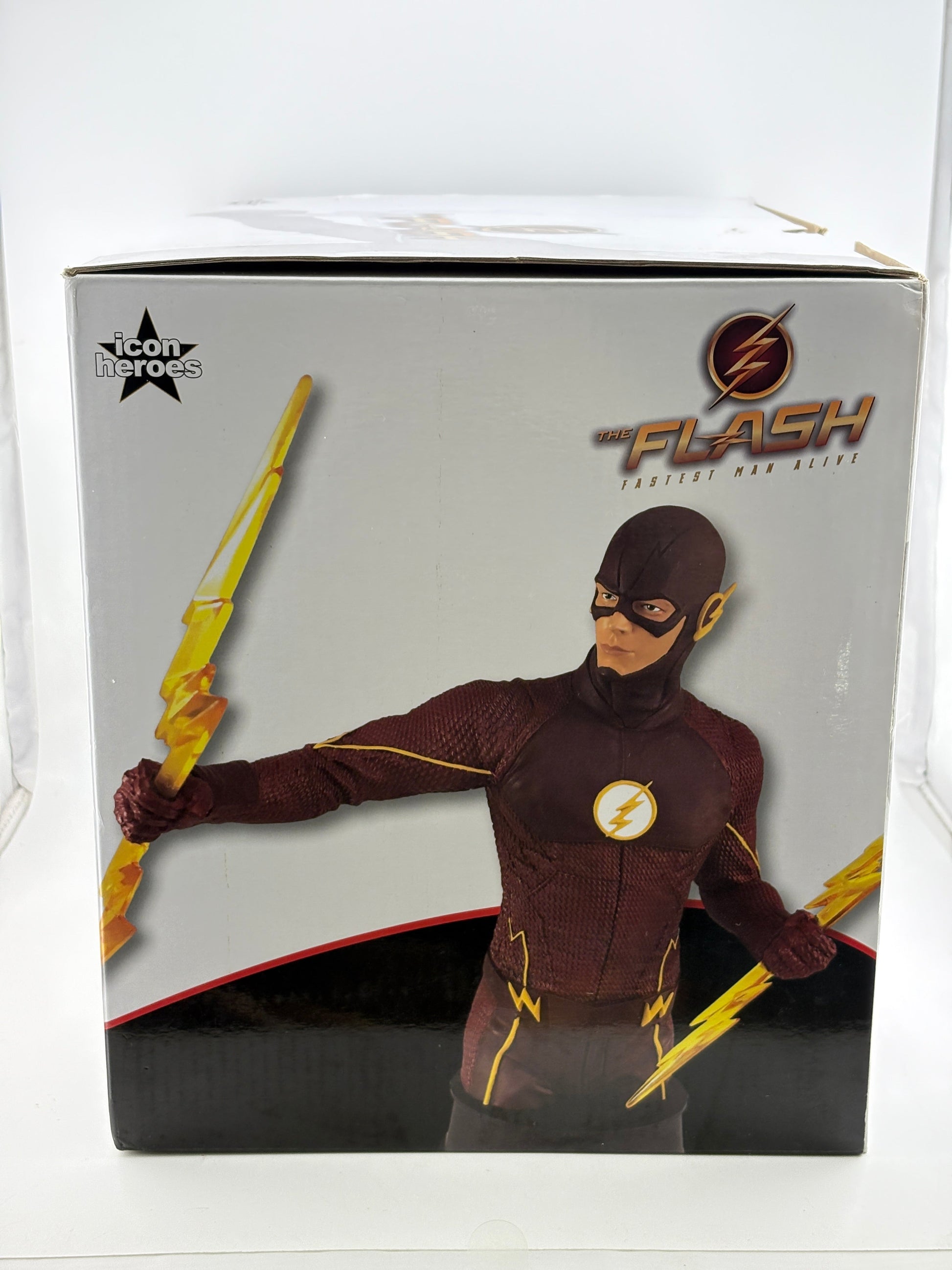 Icon Heroes DC The Flash - The Flash Collectible Mini Bust Statue Limited Edition /1000 COA FRENLY BRICKS - Open 7 Days