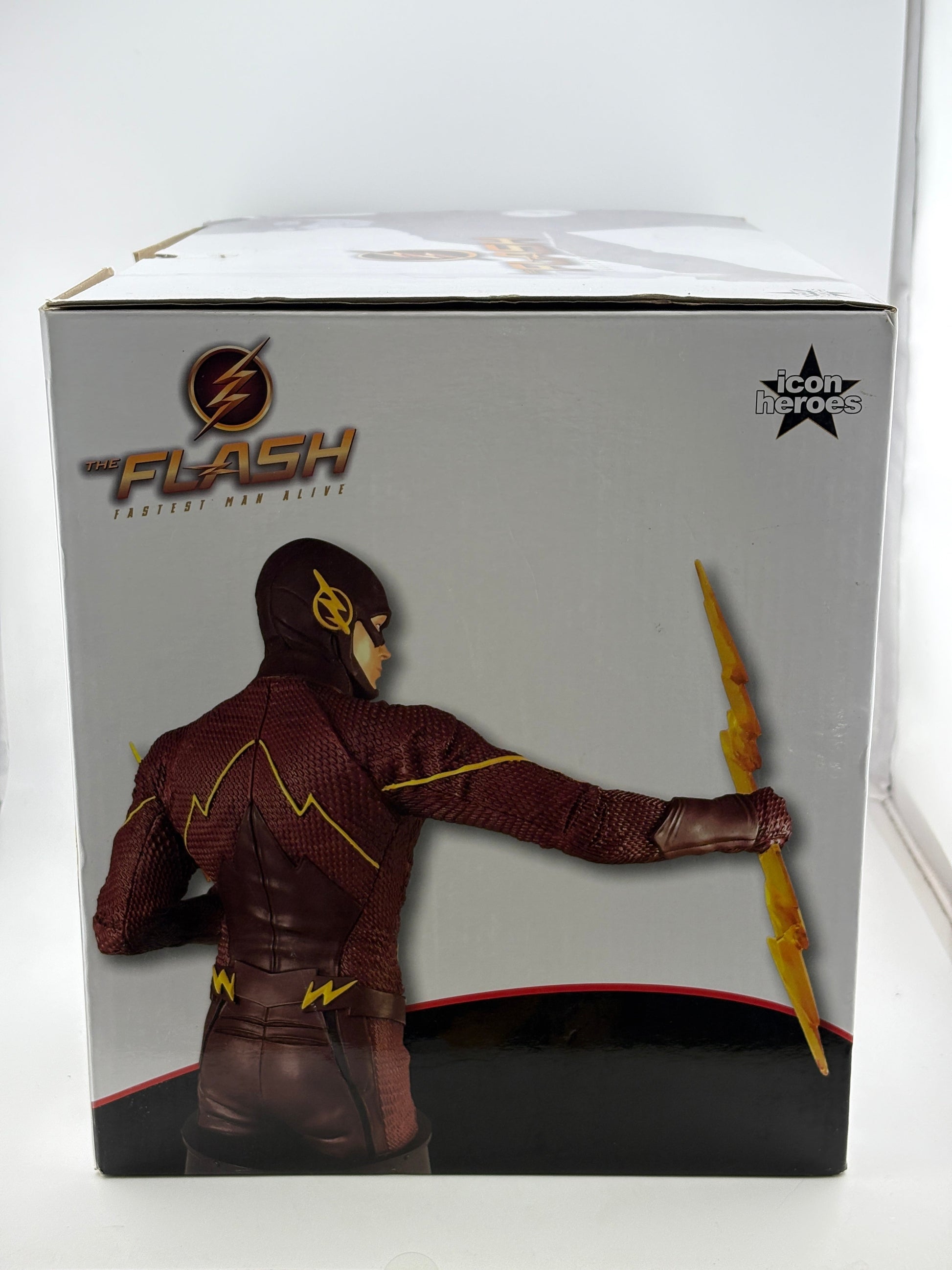 Icon Heroes DC The Flash - The Flash Collectible Mini Bust Statue Limited Edition /1000 COA FRENLY BRICKS - Open 7 Days