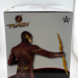 Icon Heroes DC The Flash - The Flash Collectible Mini Bust Statue Limited Edition /1000 COA FRENLY BRICKS - Open 7 Days