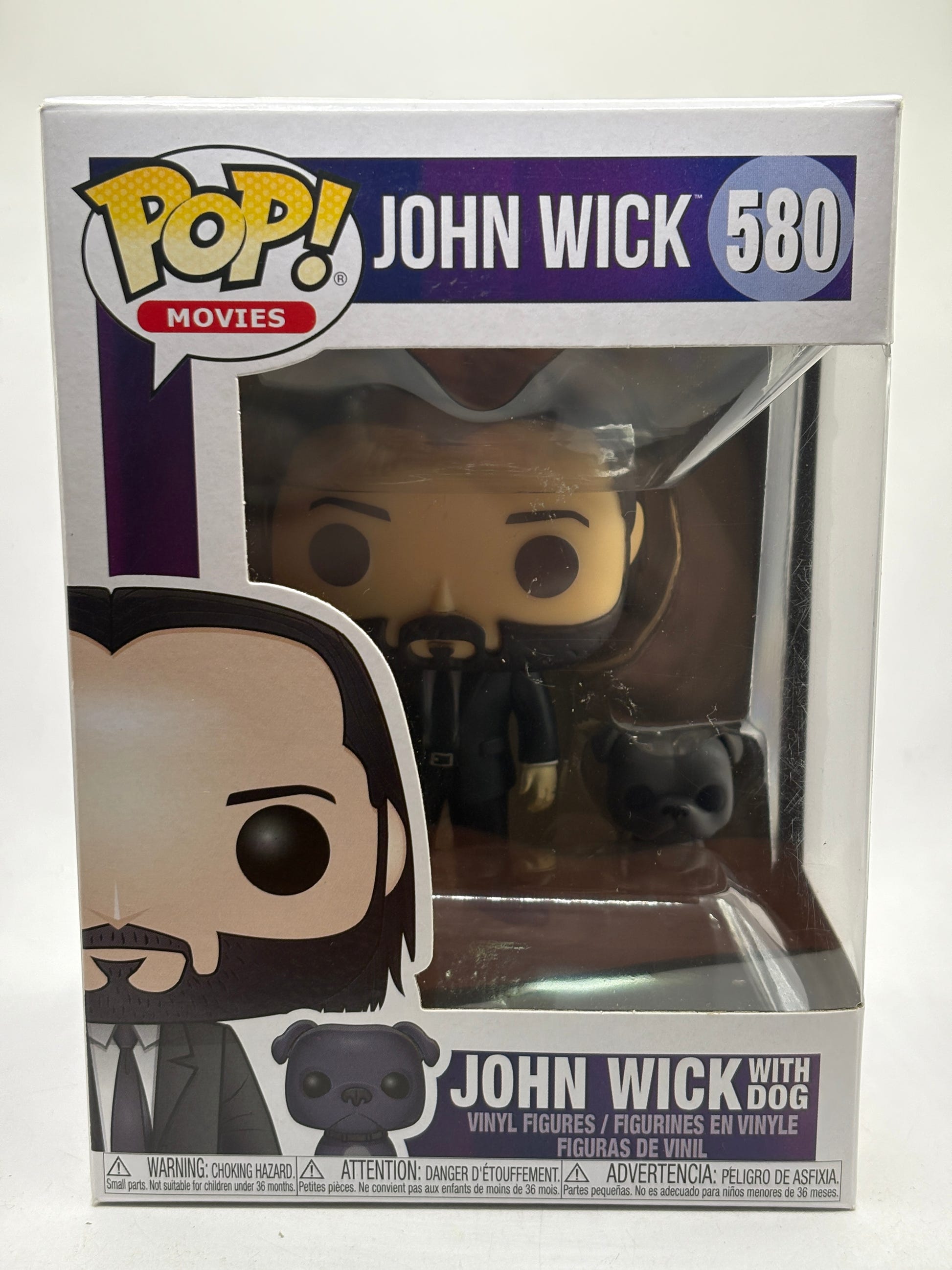 Funko POP! Movies John Wick #580 John Wick with Dog Vinyl Figures image 1