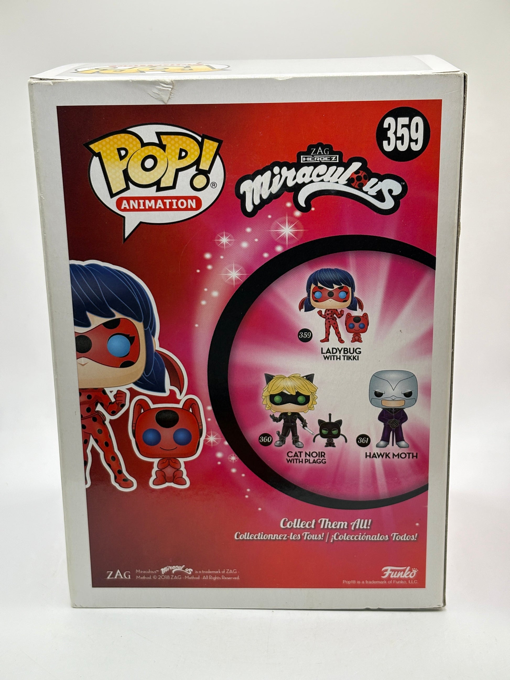 Funko POP! Animation Miraculous Lady Bug #359 Ladybug with Tikki FRENLY BRICKS - Open 7 Days