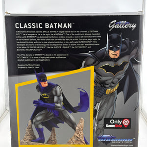 Diamond Select Classic Batman DC Gallery Diorama Statue PVC with Box Opened FRENLY BRICKS - Open 7 Days
