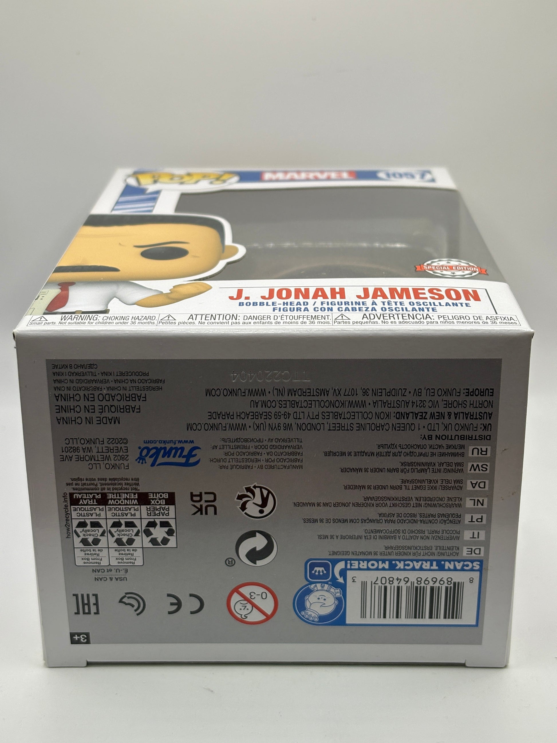 Funko POP! Marvel Spider-man #1057 J Jonah Jameson Special Edition FRENLY BRICKS - Open 7 Days