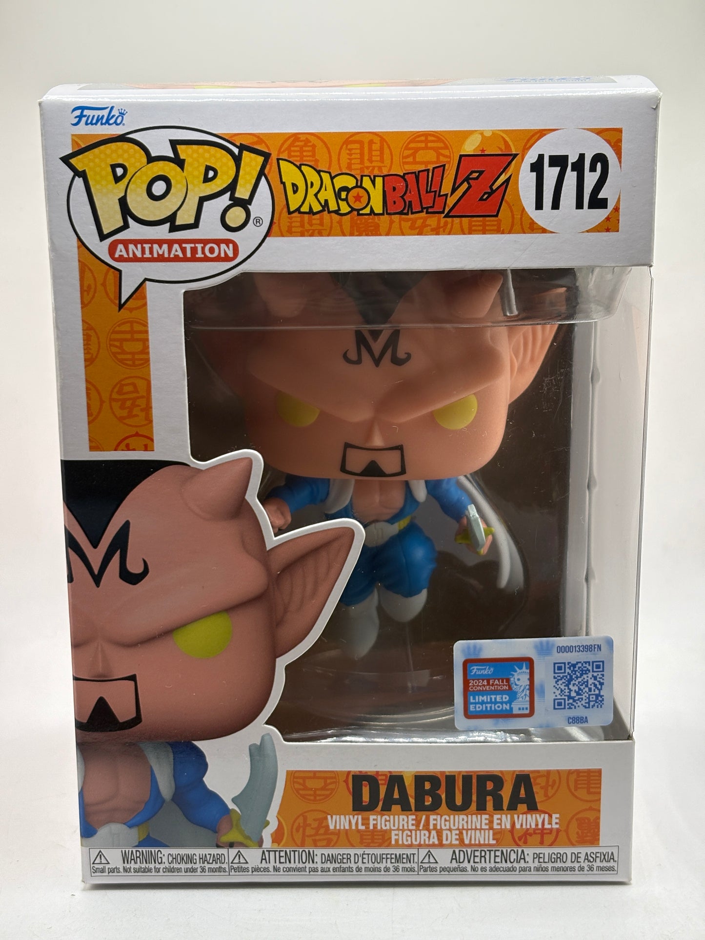 Funko POP! Animation Dragon Ball Z #1712 Dabura Vinyl Figure