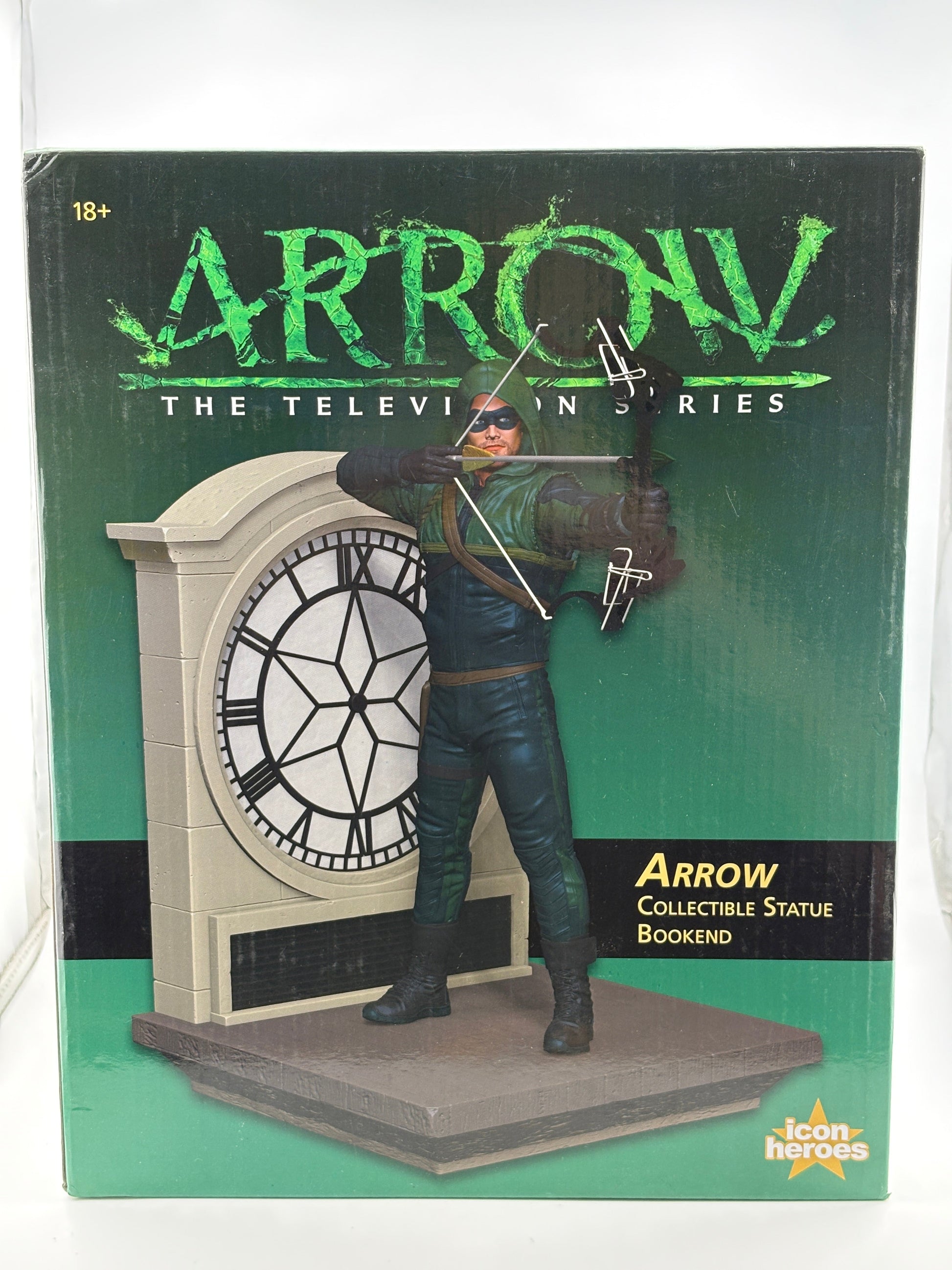 Icon Heroes: Arrow TV Series Season 1 Statue Exclusive Limited Edition Bookend FRENLY BRICKS - Open 7 Days