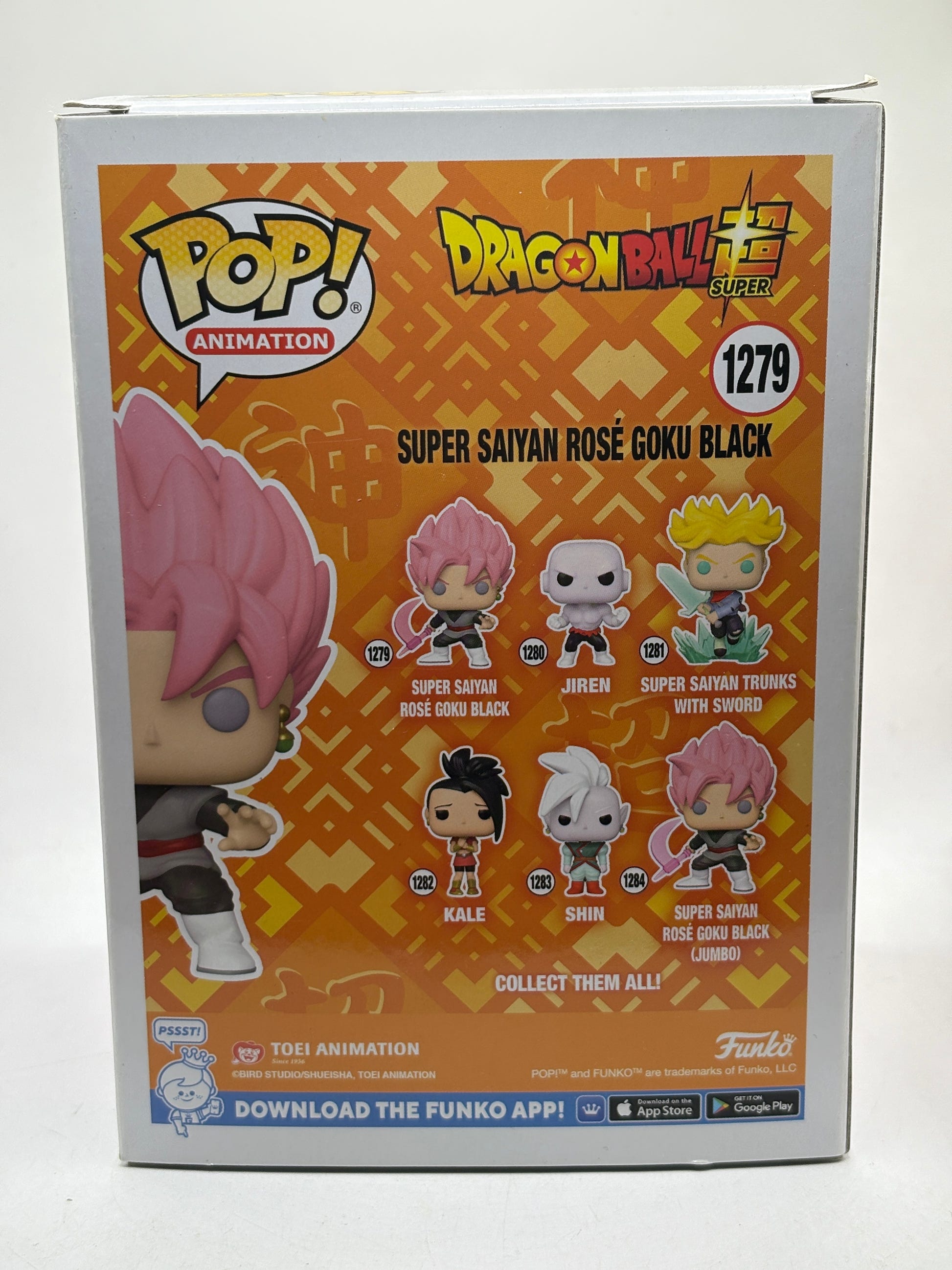 Funko POP! Animation Dragon Ball Super #1279 Super Saiyan Rose Goku Black Glow SE image 3