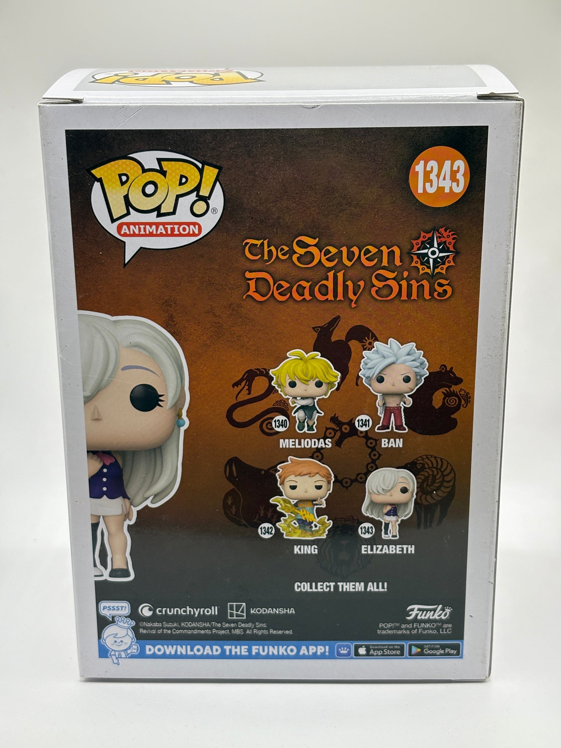 Funko POP! Animation The Seven Deadly Sins #1343 Elizabeth FRENLY BRICKS - Open 7 Days