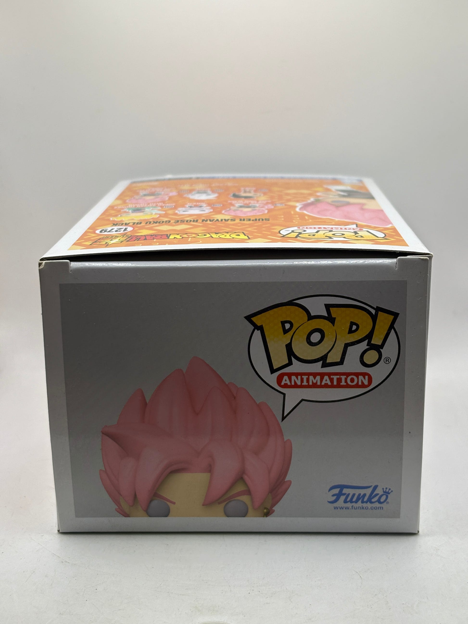Funko POP! Animation Dragon Ball Super #1279 Super Saiyan Rose Goku Black Glow SE image 5