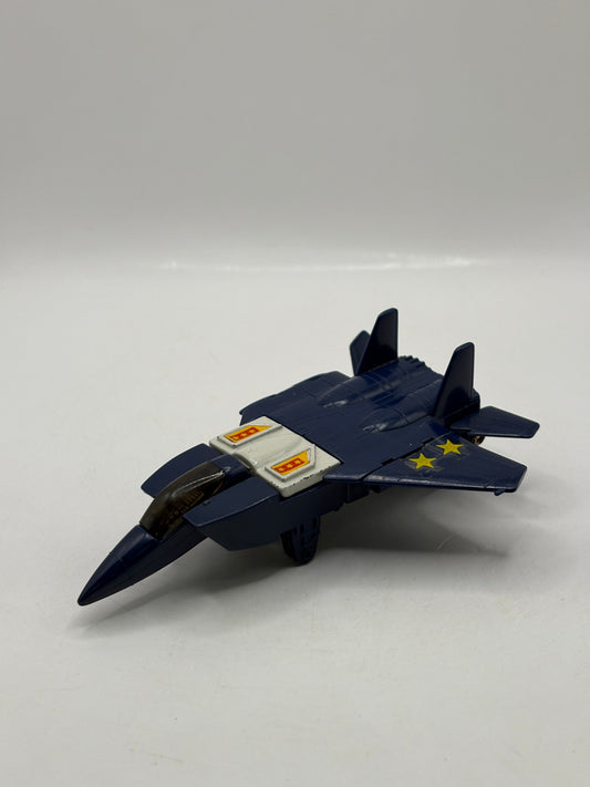 1985 Bandai Gobots Blue Leader 1 Transforming robot MR-25 Jet Plane Vintage FRENLY BRICKS - Open 7 Days