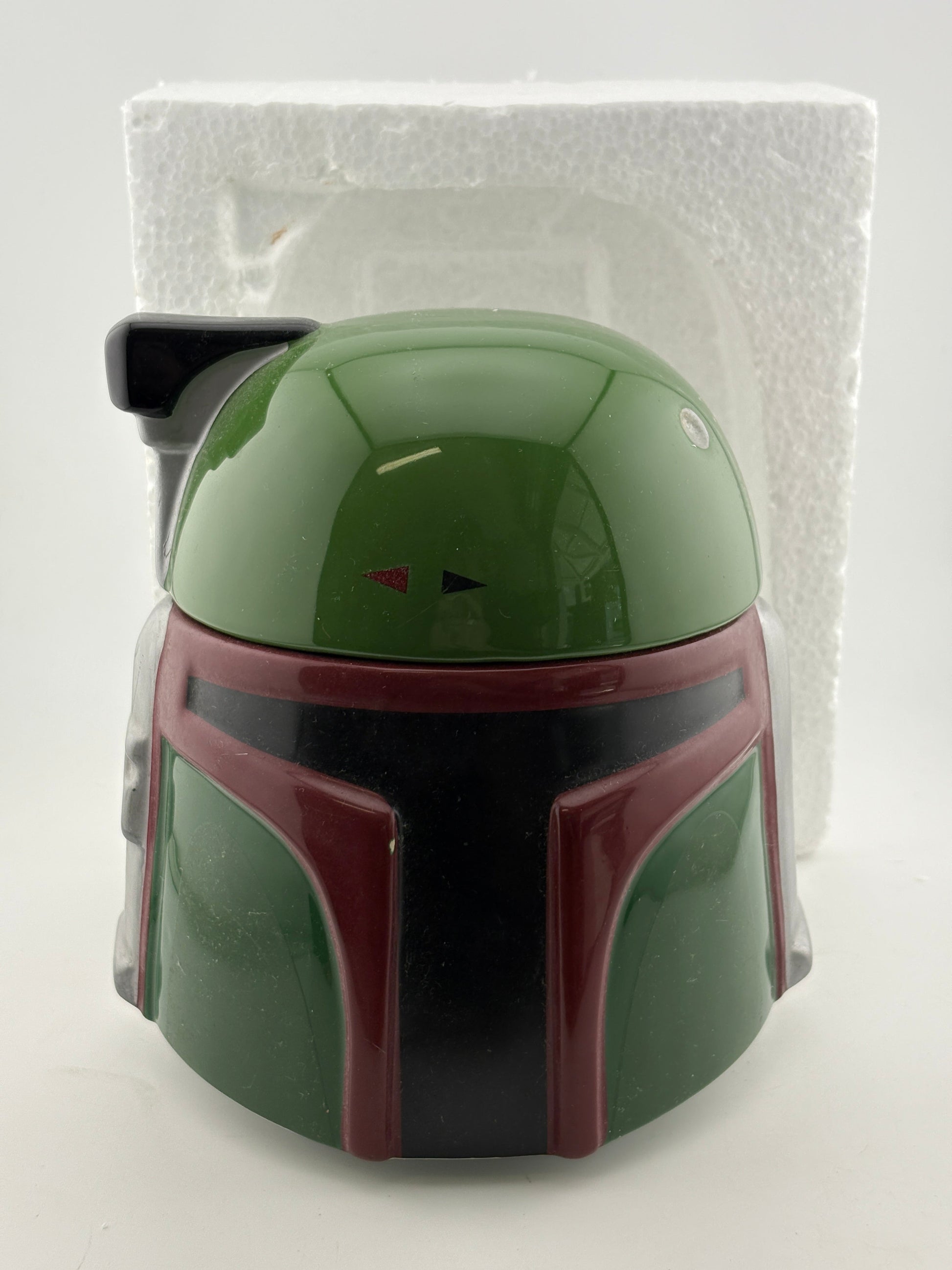 Disney Star Wars Boba Fett Ceramic Cookie Jar New with Box Opened* FRENLY BRICKS - Open 7 Days