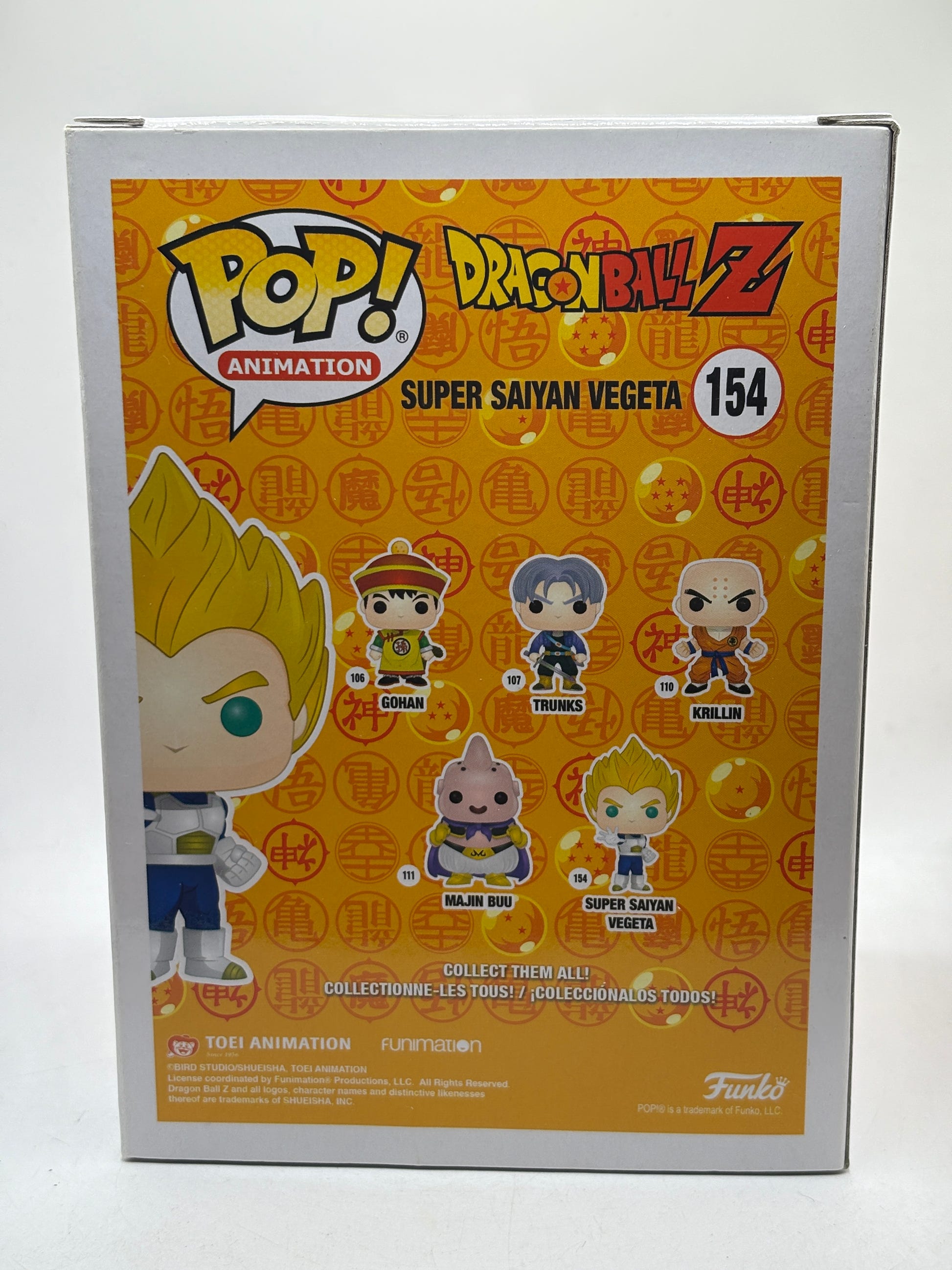 Funko POP! Animation Dragon Ball Z #154 Super Saiyan Vegeta 2019 Summer Exclusive image 3