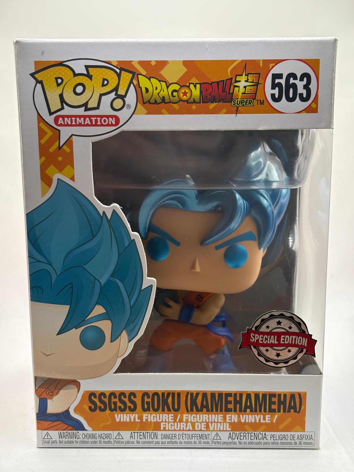 Funko POP! Animation Dragon Ball Super #563 SSGSS Goku (Kamehameha) SE