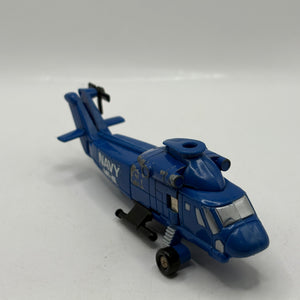 Flip Top Navy Helicopter MR-40 Gobots 1984 Bandai Tonka Vintage Incomplete FRENLY BRICKS - Open 7 Days
