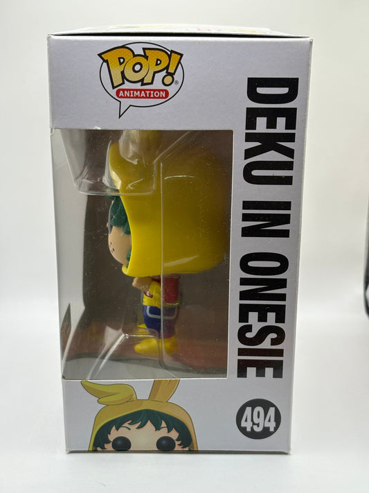 Funko POP! Animation My Hero Academia #494 Deku in Onesie Gamestop FRENLY BRICKS - Open 7 Days