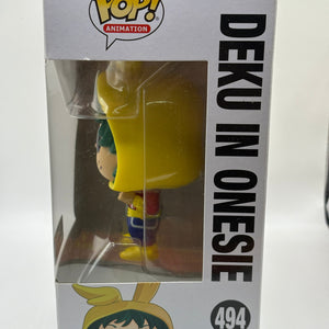 Funko POP! Animation My Hero Academia #494 Deku in Onesie Gamestop FRENLY BRICKS - Open 7 Days