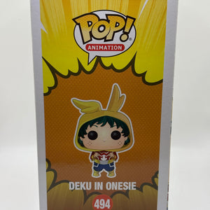 Funko POP! Animation My Hero Academia #494 Deku in Onesie Gamestop FRENLY BRICKS - Open 7 Days