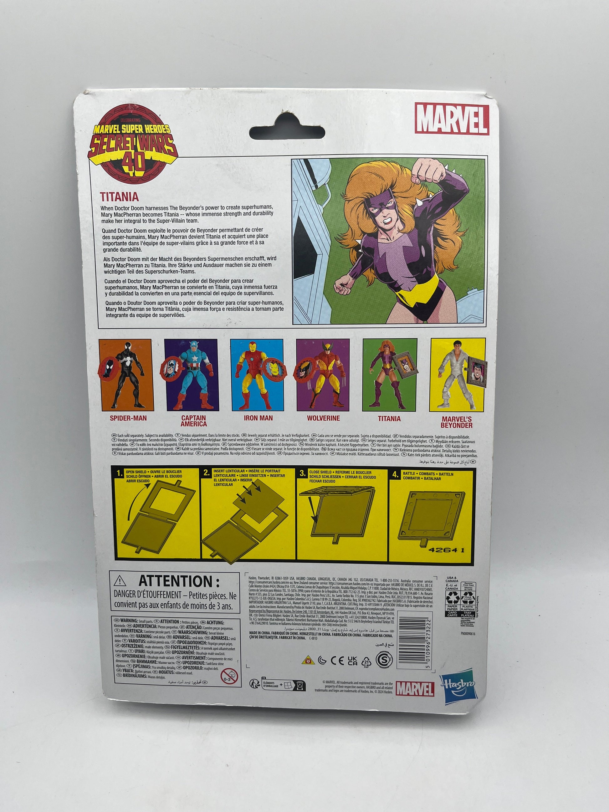 Titania Marvel Legends Secret Wars 2024 Hasbro Action Figure FRENLY BRICKS - Open 7 Days